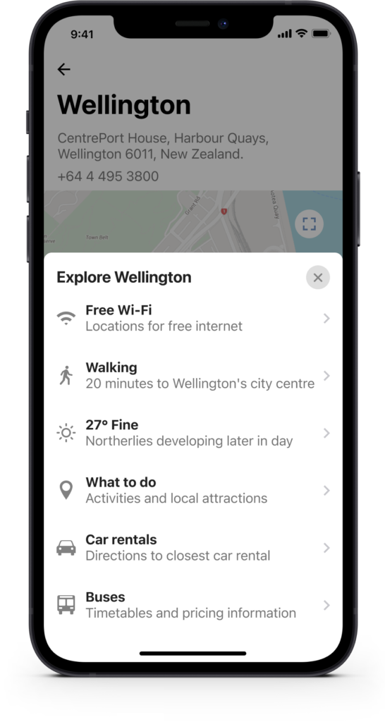 Coming to New Zealand locations most popular ports Wellington scrolled down