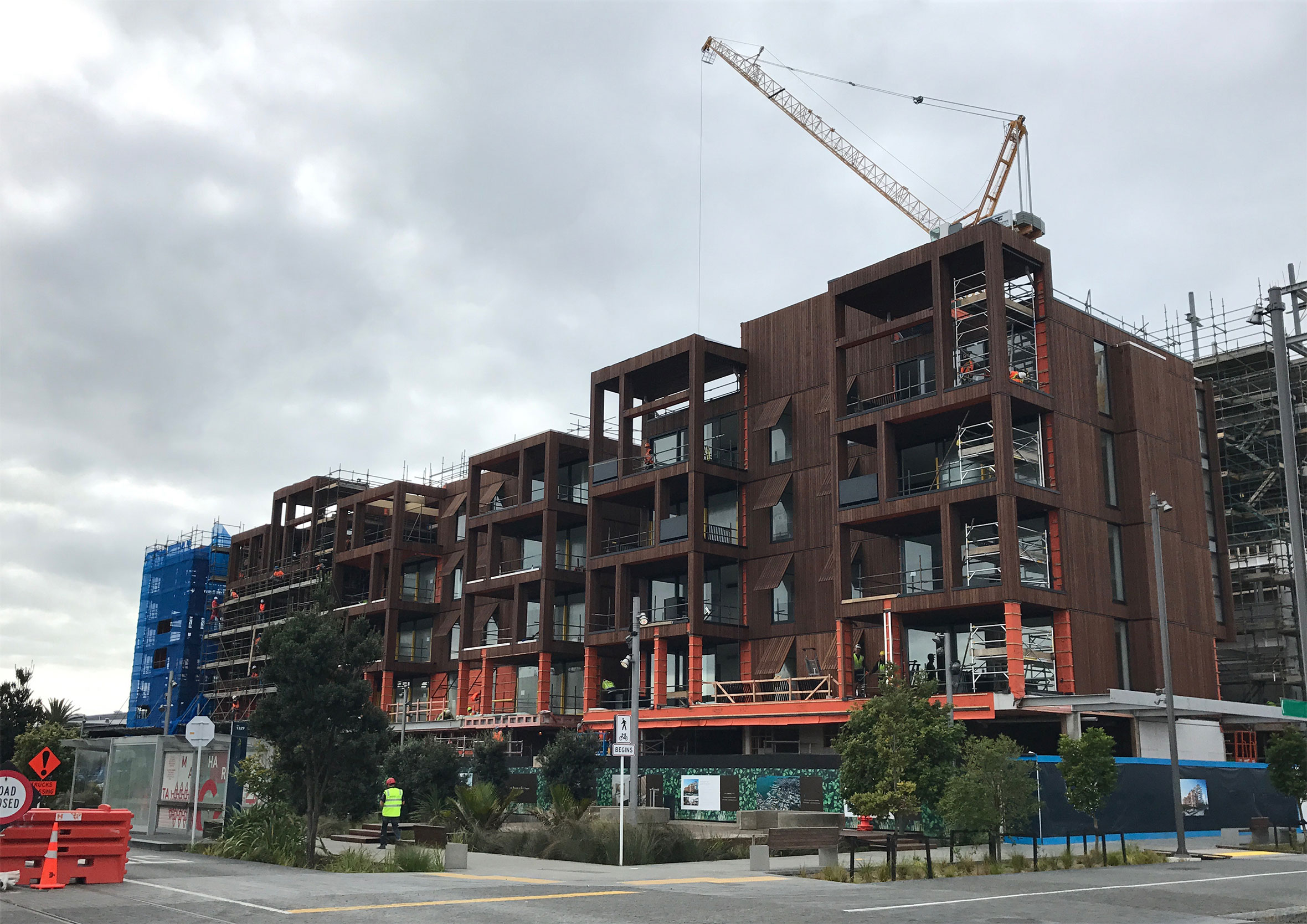 Site observation visit at a New Zealand construction site for the ACC app
