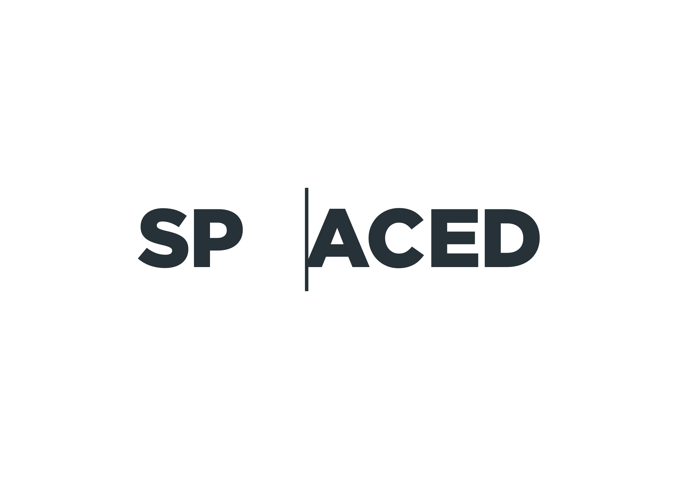 Spaced logo