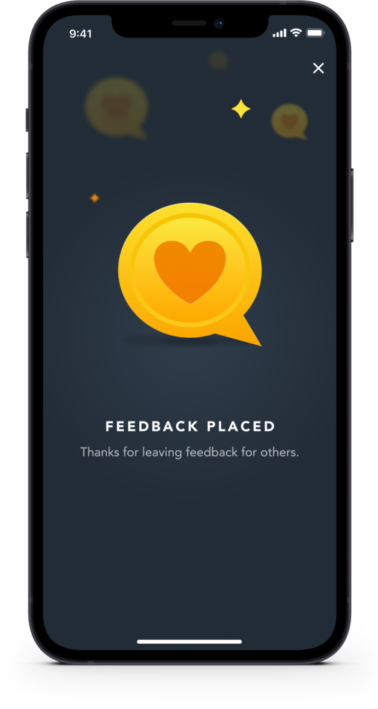 Travel Rewards app in-app chat screen