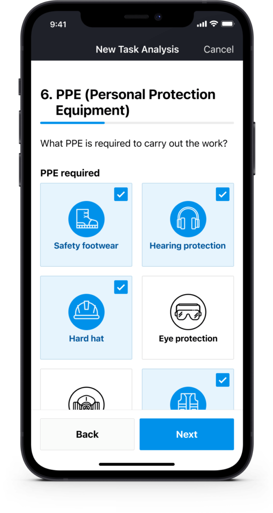 worksite health and safety app ppe