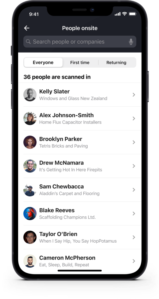 worksite health and safety app people onsite