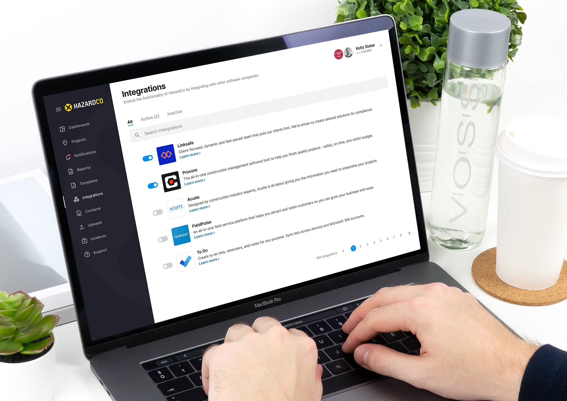Integration options connecting HazardCo to contractor and project management tools
