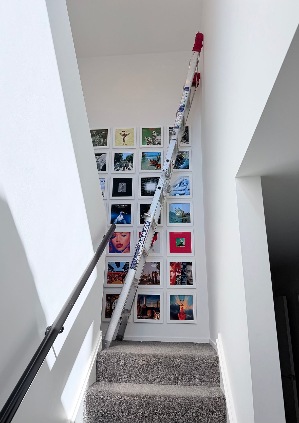 50 most interesting and iconic album artwork gallery wall project working at heights