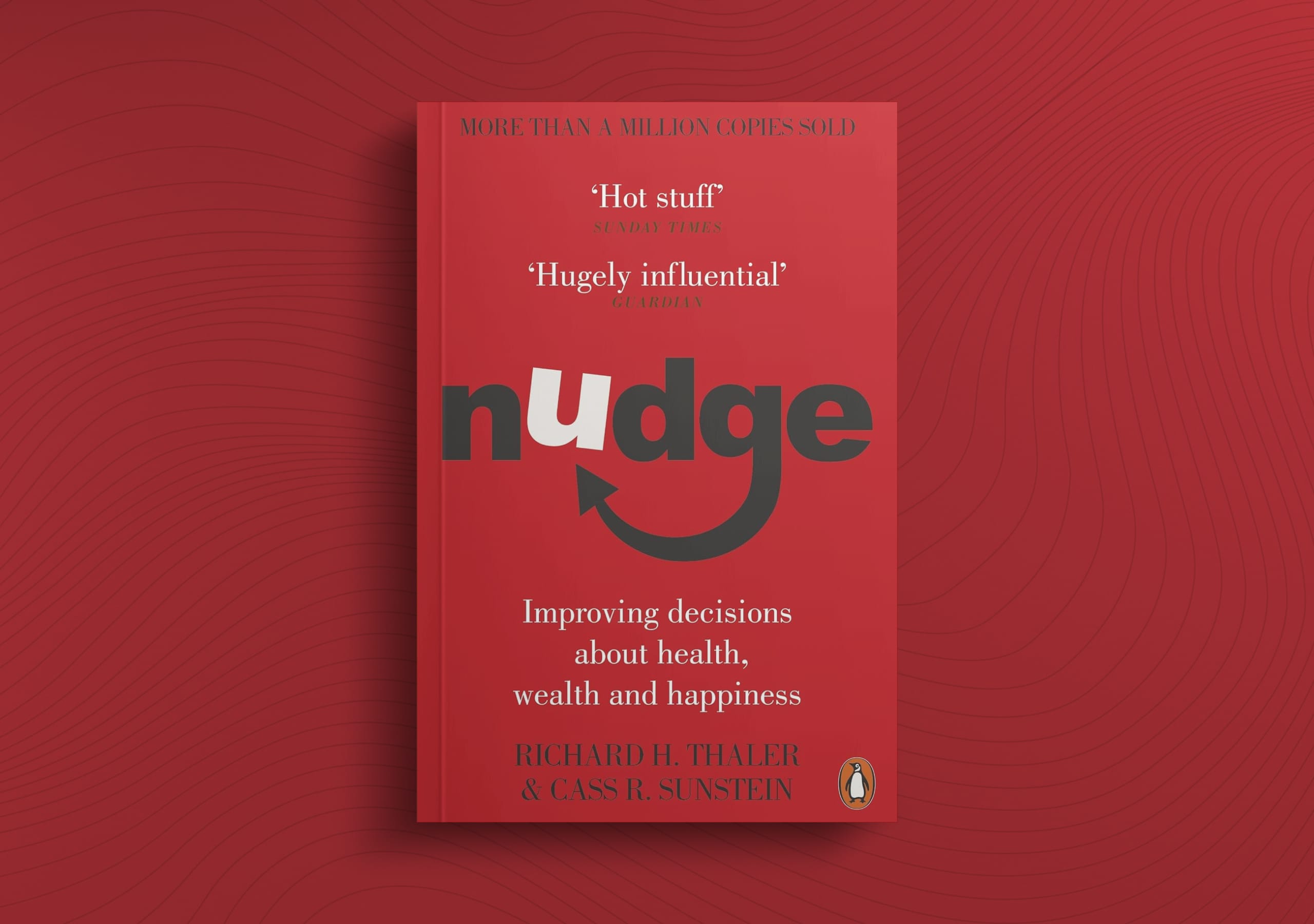 Red cover of Nudge by Richard H. Thaler and Cass R. Sunstein